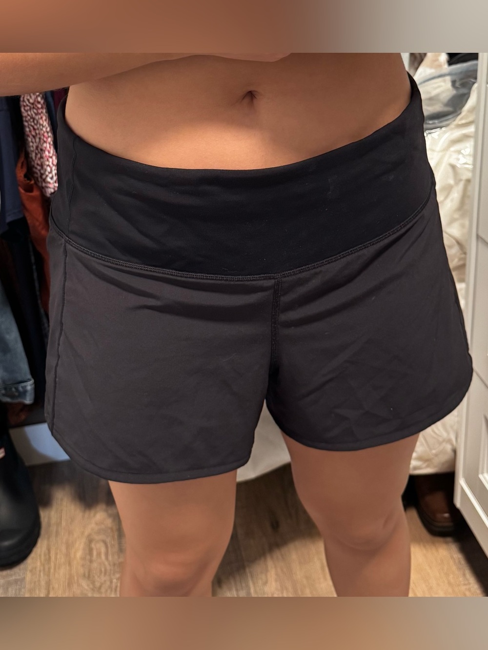 lululemon Black Speed Up Short 4”